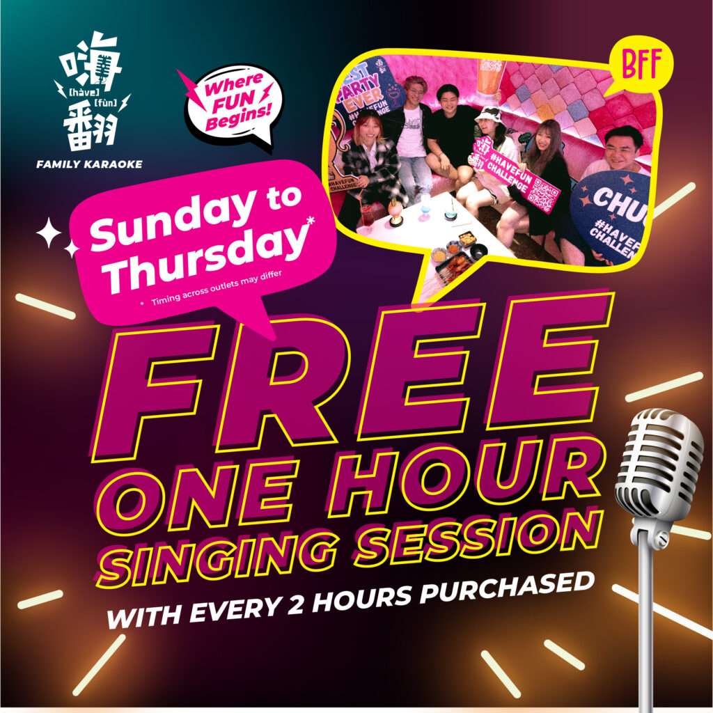 free karaoke hour at havefun karaoke weekday promotion karaoke sing