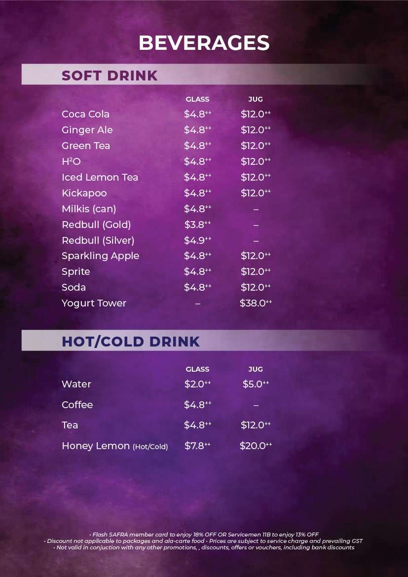 Yishun Rates & Menu HaveFun Karaoke