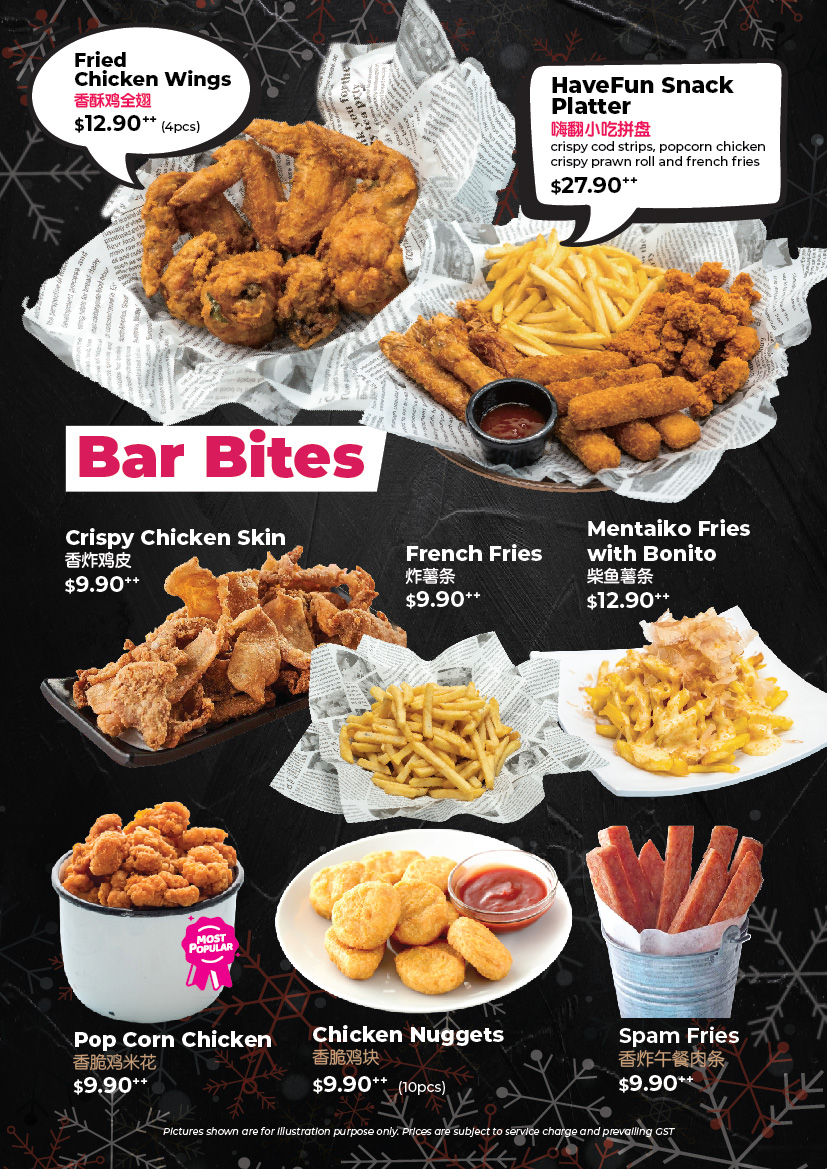Yishun Bistro Menu HaveFun Karaoke